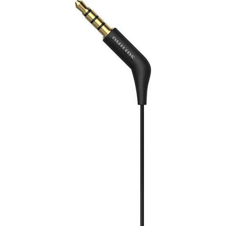 Ακουστικά Handsfree Philips TAE1105 In-ear με Βύσμα 3.5mm Μαύρο